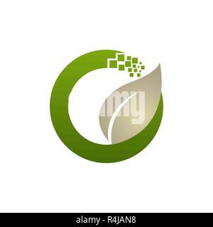 Organic logo. Leafs in hand logo. Natural products logo. Cosmetics icon. Spa logo. Beauty salon logo. Green leafs logo. Yoga logo. Natural and organic Stock Vector