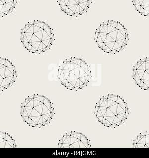 Seamless pattern background. Modern abstract and Classical antique concept. Geometric creative design stylish theme. Illustration vector. Black and wh Stock Vector