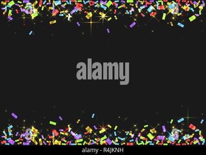 Colorful confetti background Stock Vector