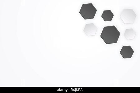 Abstract polygon like 3D football pattern background. Geometric shape and creative graphic design concept. Hexagon background template Stock Vector