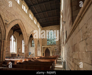 Ashbourne, Derbyshire, UK: October 2018: Saint Oswalds Parish Church Stock Photo