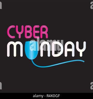 Cyber Monday Background Stock Vector
