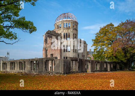 Genbaku Dome of Hiroshima Peace Memorial in japan Stock Photo