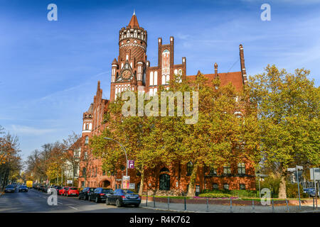 City hall, Berkaer place, village Schmargen, village Wilmers, Berlin, Germany, Rathaus, Berkaer Platz, Schmargendorf, Wilmersdorf, Deutschland Stock Photo