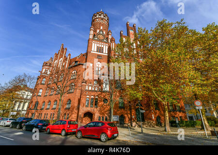 City hall, Berkaer place, village Schmargen, village Wilmers, Berlin, Germany, Rathaus, Berkaer Platz, Schmargendorf, Wilmersdorf, Deutschland Stock Photo