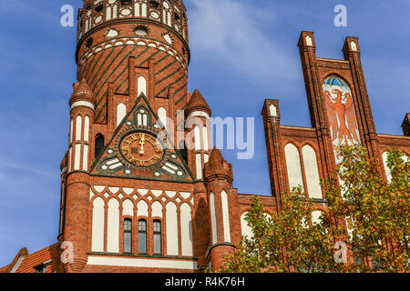 City hall, Berkaer place, village Schmargen, village Wilmers, Berlin, Germany, Rathaus, Berkaer Platz, Schmargendorf, Wilmersdorf, Deutschland Stock Photo