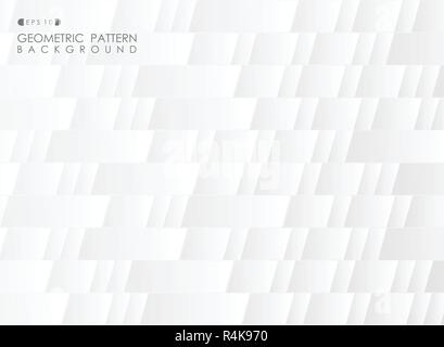 Abstract of gradient gray diamond square geometric pattern background, vector eps10 Stock Vector