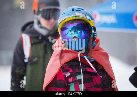 Download Portrait Of Skier In Protective Mask With Yellow Skis On Background Of Snowy Mountains And Forest Sunlight Stock Photo Alamy PSD Mockup Templates
