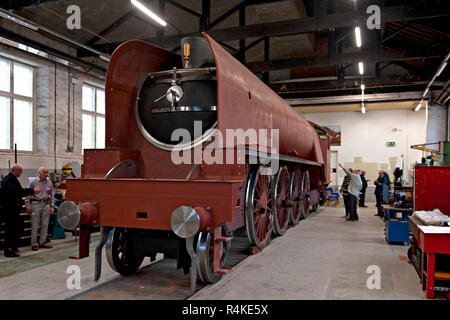 No 2007 P2  locomotive 'Prince of Wales' under construction at Darlington Locomotive Works, Hopetown Lane, Darlington, UK Stock Photo