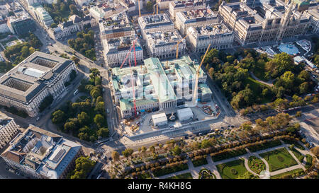 Austrian Parliament Building, Parlament, Vienna, Austria Stock Photo