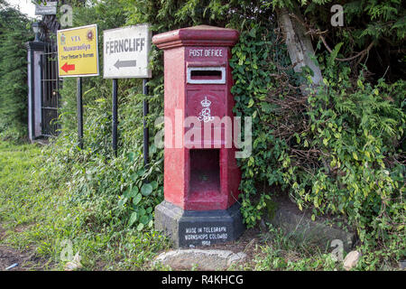 Letter Box in Nuwara Eliya, Sri Lanka Stock Photo