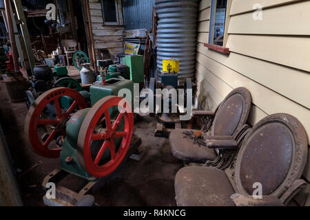 At Highfields Pioneer Village Stock Photo