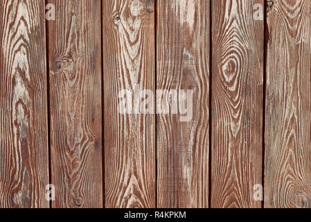 vintage wooden planks painted in brown Stock Photo