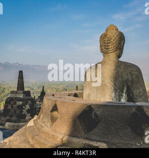 World heritage & the biggest bhuddist temple Borobudur in Yogjakarta in ...