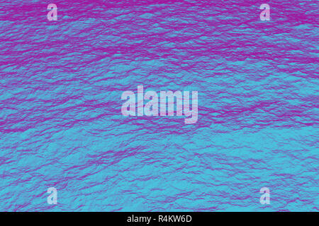 retrowave ultraviolet sea purple and blue halftone textured background Stock Photo