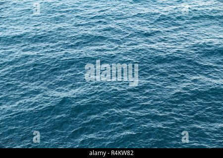 blue sea calm water texture. light waves Stock Photo