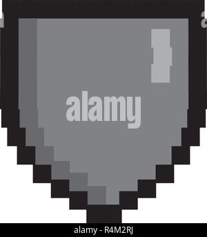Object with pixel style Stock Vector