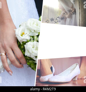 Collage of Wedding time sensational Stock Photo