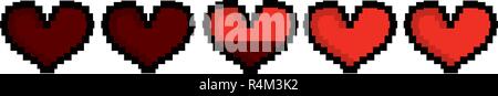 Loading Pixel Videogame Stock Vector