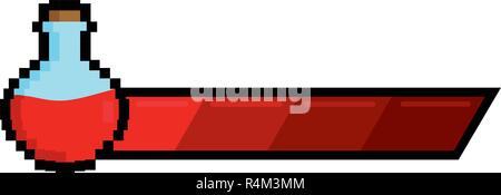 Loading Pixel Videogame Stock Vector