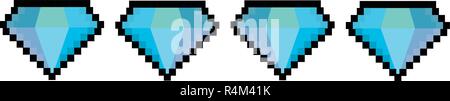 Loading Pixel Videogame Stock Vector