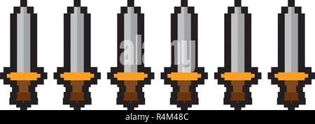 Loading Pixel Videogame Stock Vector