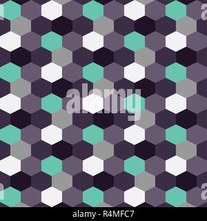 Blueberry background pattern color hexagon Stock Vector