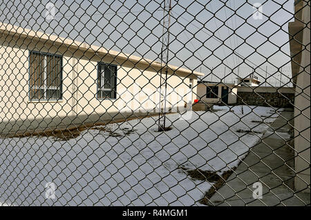 Kabul, Kabul/ Afghanistan - circa 2008: The Kabul Military Training Centre is a basic training centre for the Afghan Armed Forces. Located about 8 mil Stock Photo
