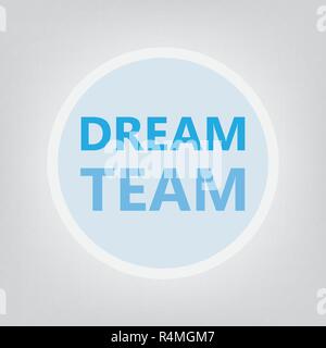 dream team concept- vector illustration Stock Vector