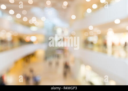 Store blur background with bokeh Stock Photo