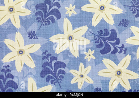 Close up of flower pattern paper Stock Photo