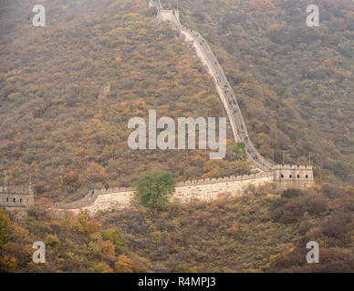 Great Wall of China at Mutianyu Stock Photo