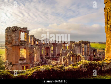 Kenilworth Castle at Sunset Stock Photo