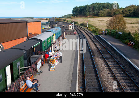 Weybourne Railway Station on the North Norfolk heritage Railway, England Stock Photo