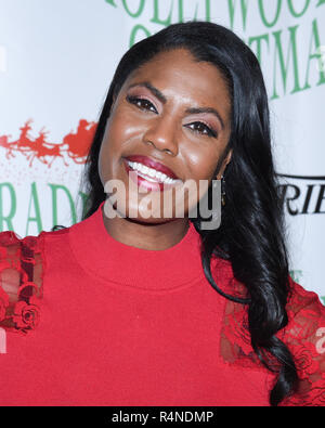 Omarosa Manigault-Newman arrives at the 87th Annual Hollywood Christmas Parade in Hollywood California on November 25, 2018. Stock Photo