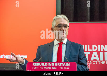 Paul Bradshaw Labour Mayoral candidate for Mansfield 2019 election. Stock Photo