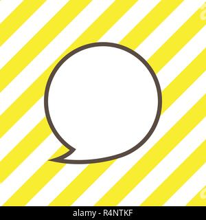 Design business Empty copy space text for Ad website promotion isolated Banner template. Blank Speech Bubble Sticker with Border Empty Text Balloon Di Stock Vector
