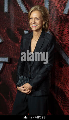 Deborah Forte attends the World Premiere of "Mortal Engines" at