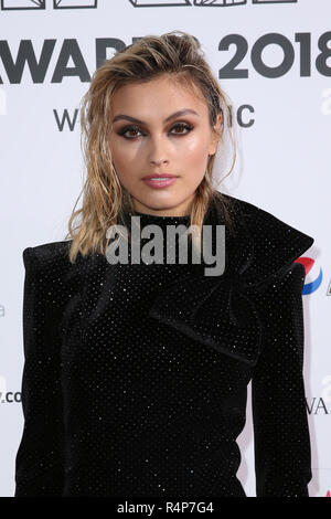 Sydney, NSW, Australia. 28th Nov, 2018. Sarah Ellen arrives for the 32nd Annual ARIA Awards 2018 at The Star on November 28, 2018 in Sydney, Australia. Credit: Christopher Khoury/Australian Press Agency/ZUMA Wire/Alamy Live News Stock Photo