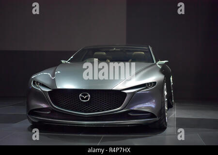Nonthaburi, Thailand. 28th Nov 2018.  Mazda Vision Coupe concept car on display at The 35th Thailand International Motor Expo on November 28, 2018 in Nonthaburi, Thailand. Credit: Chatchai Somwat/Alamy Live News Stock Photo