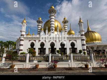 Ubudiah Mosque, Kuala Kangsar, Malaysia.  Built 1917, Restored 2003. Stock Photo