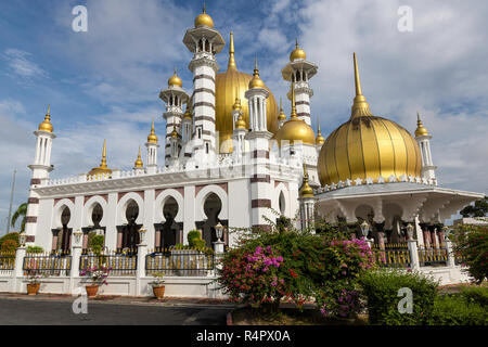 Ubudiah Mosque, Kuala Kangsar, Malaysia.  Built 1917, Restored 2003. Stock Photo