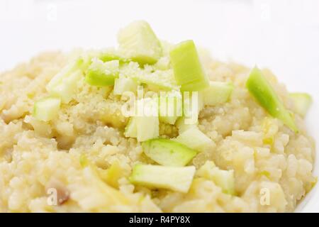 Zucchini Risotto Stock Photo