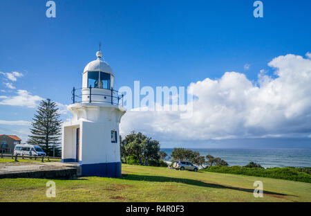 historic 1866 Richmond River Lighthouse in Ballina in the Northern Rivers region of New South Wales, Australia Stock Photo