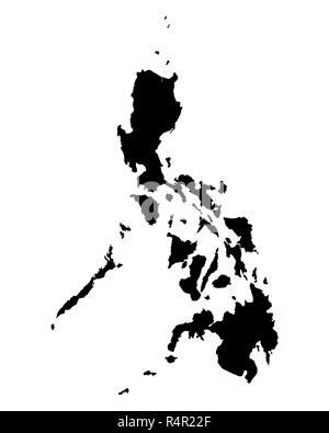 map of the philippines Stock Photo