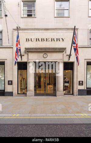New Burberry flagship store in Regent Street, London Stock Photo ...