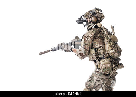 Army Ranger in field Uniforms Stock Photo