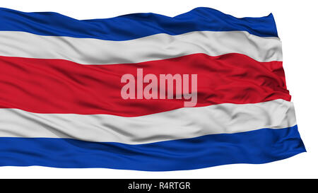 Isolated Costa Rica Flag Stock Photo