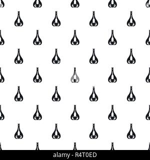 Scorpion bottle pattern seamless vector repeat geometric for any web design Stock Vector
