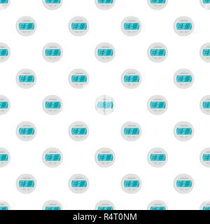 Digital timer pattern seamless vector repeat for any web design Stock Vector